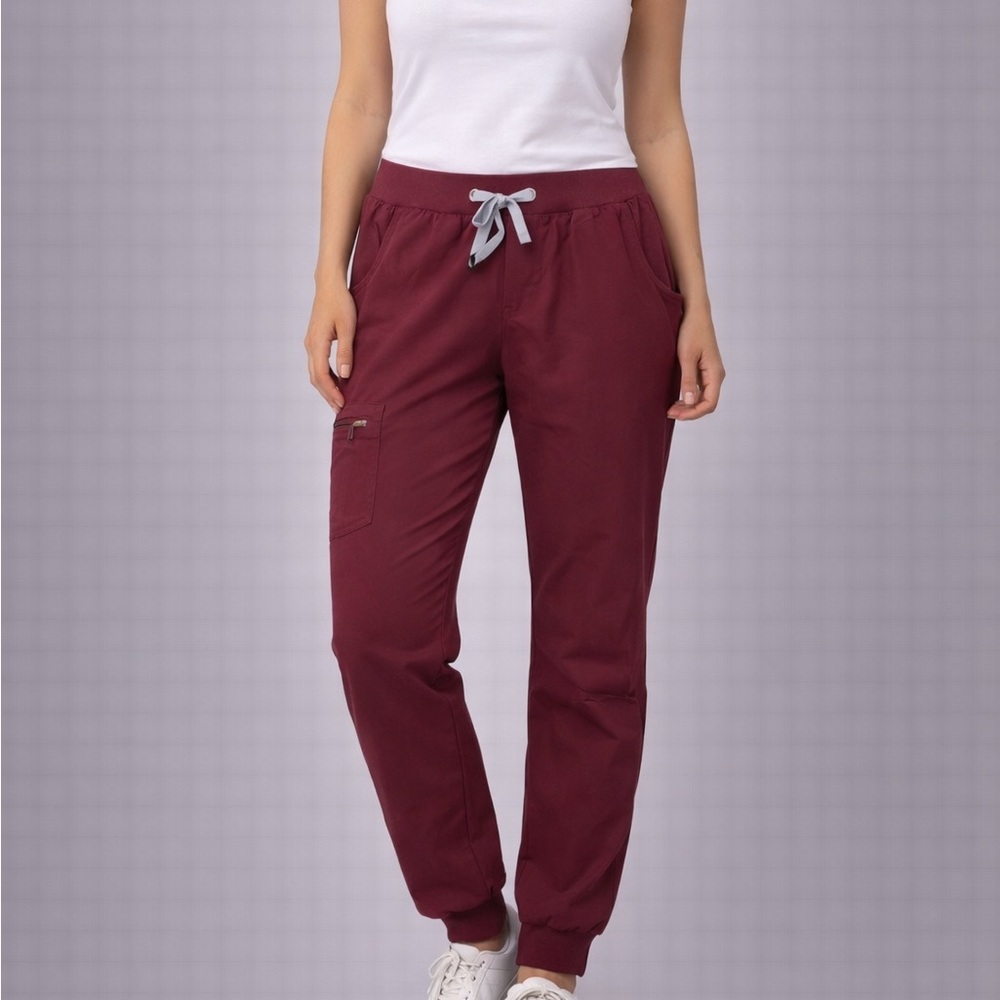 Figs Maroon Technical Collection Zamora Scrub Pants size M - Picture 4 of 4